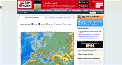 Desktop Screenshot of emsc-csem.org